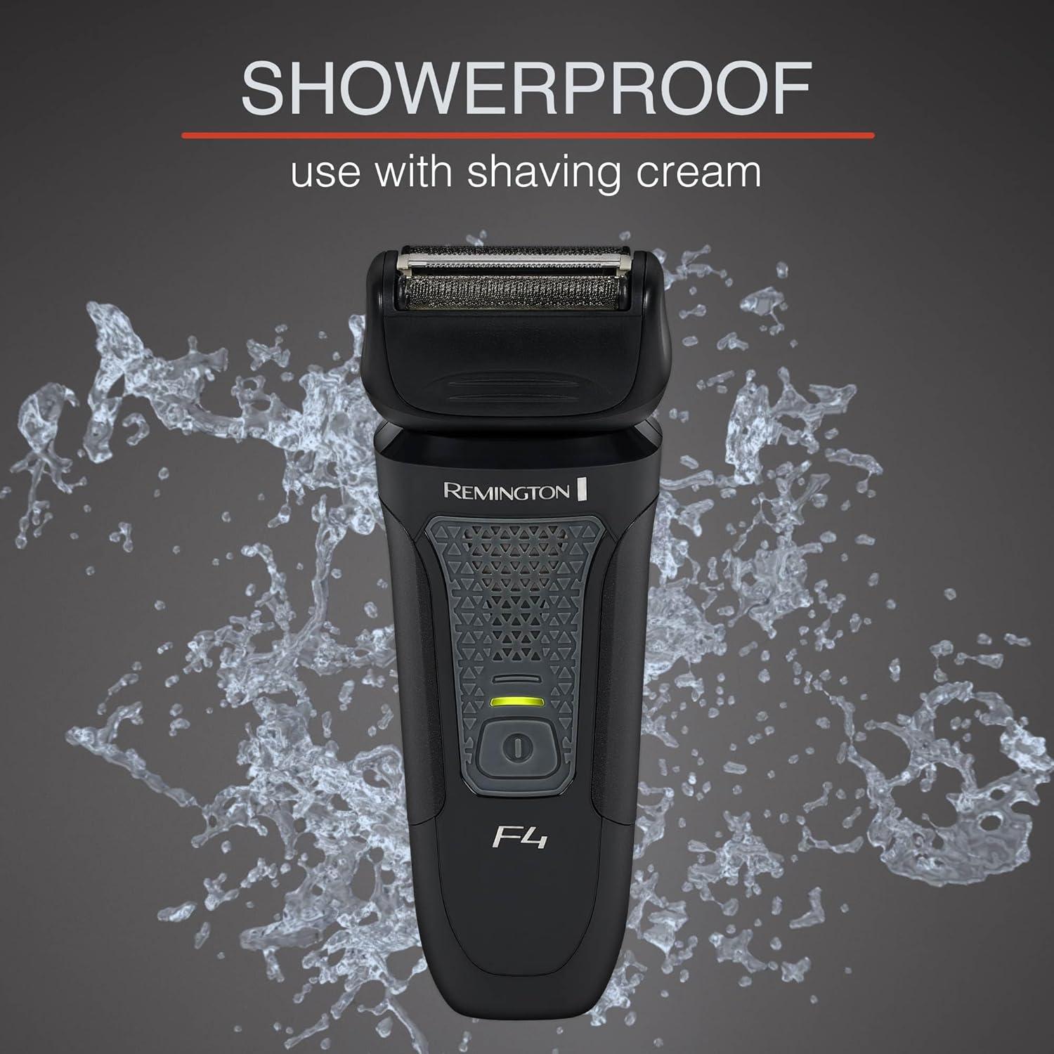 image:imageRemington Comfort Series Foil Shaver for Men Electric Shaver Popup Trimmer Blue PF7400EBlack