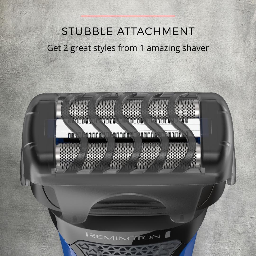 image:imageRemington Comfort Series Foil Shaver for Men Electric Shaver Popup Trimmer Blue PF7400EBlue