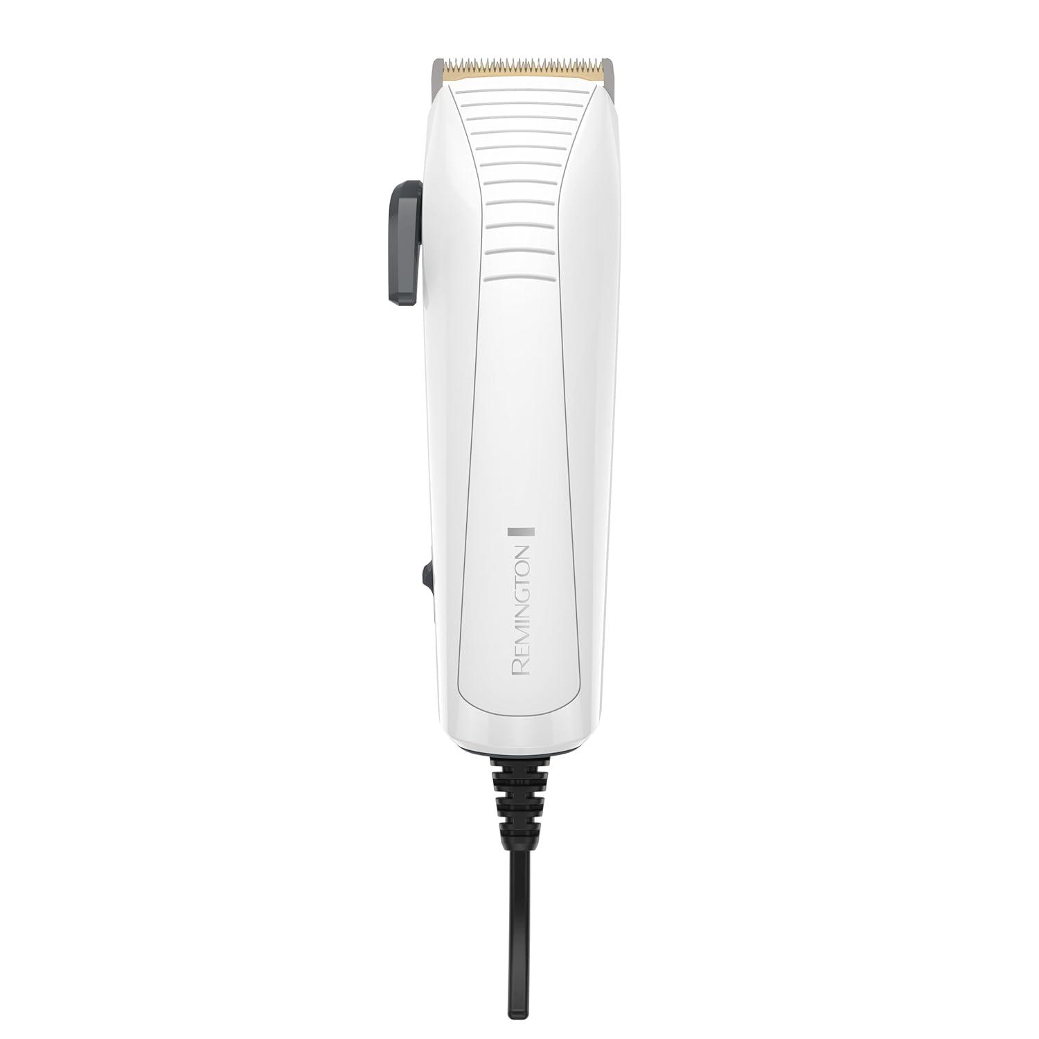 image:imageRemington Easy Fade Haircut Kit Hair Clippers for Men Tapered and Standard Fixed Combs Travel Case Included BlackWhite