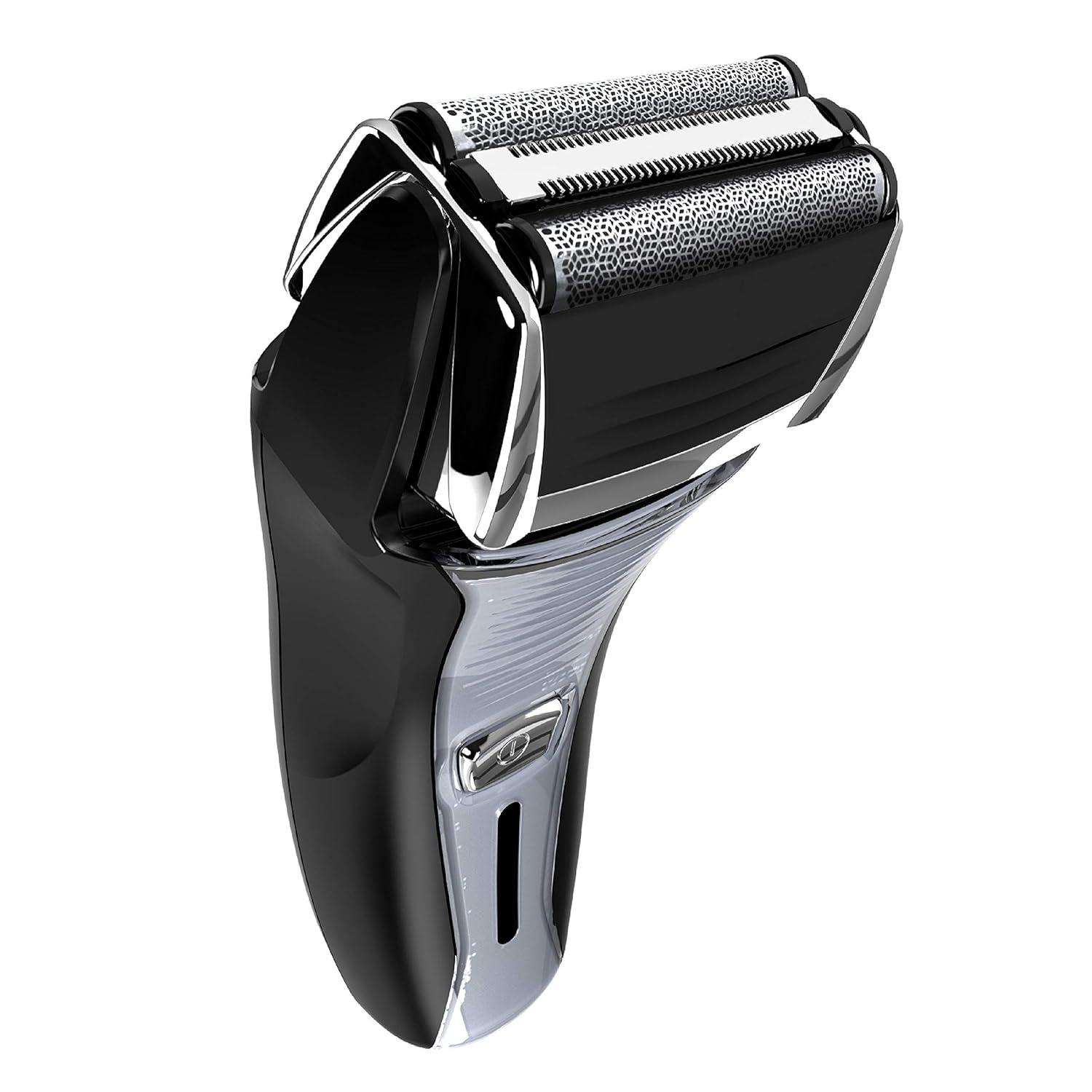 image:imageRemington F5 Power Series Foil Shaver Electric Razor for Men Cordless Rechargeable with Pop Up Trimmer Pivot amp FlexFoil Technology Lightweight Handheld Design Black