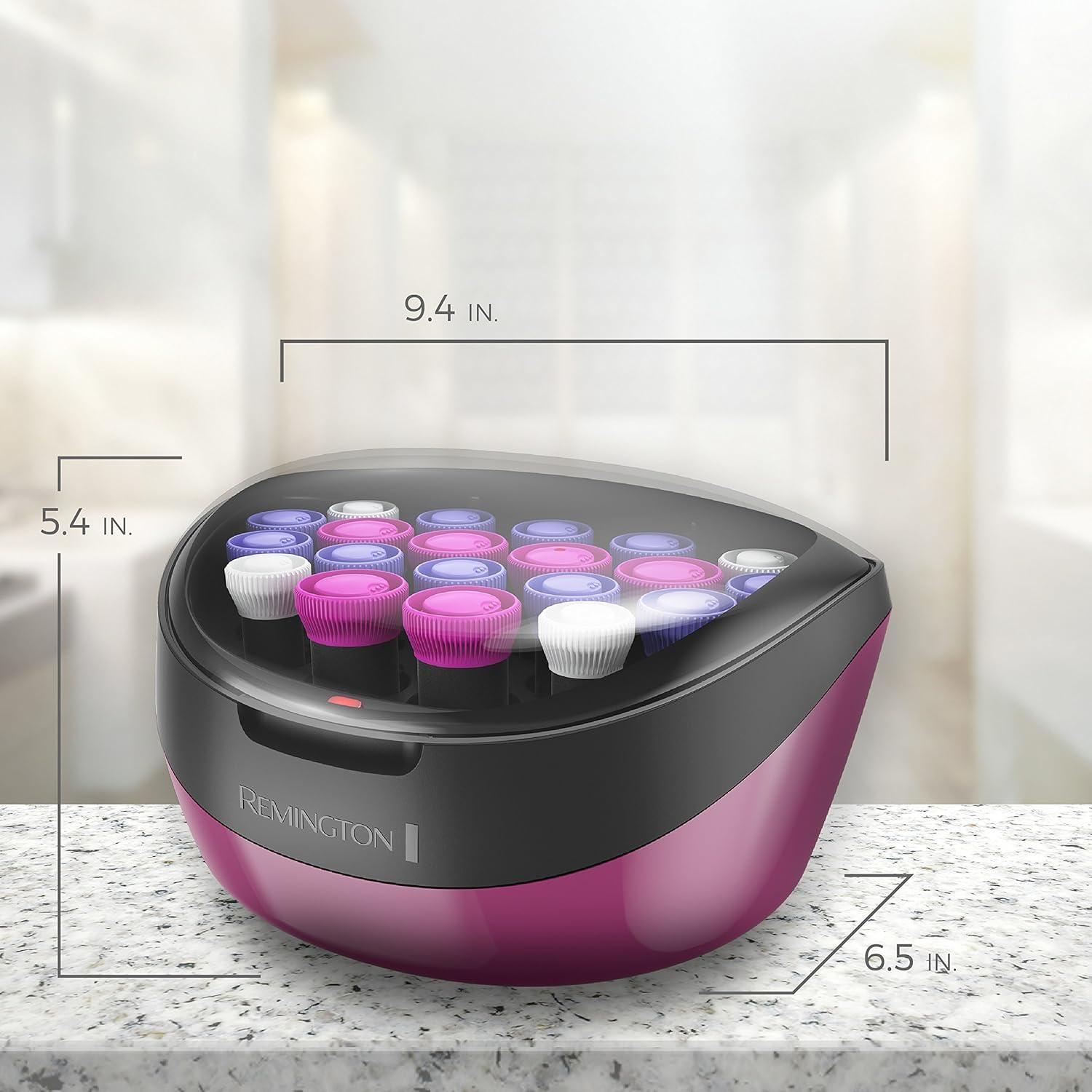 image:imageRemington Ionic Conditioning Hair Setter 20 Velvet Hair Rollers 6 Large 1 10 Medium 1 4 Small Blowout Style Hair Curlerspink