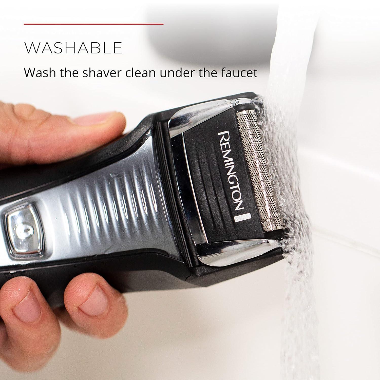 image:imageRemington Mens Electric Shaver Replacement Head for an exceptionally close comfortable shave Foil amp Cutters compatible with Shavers F44900 F55800 and F77800