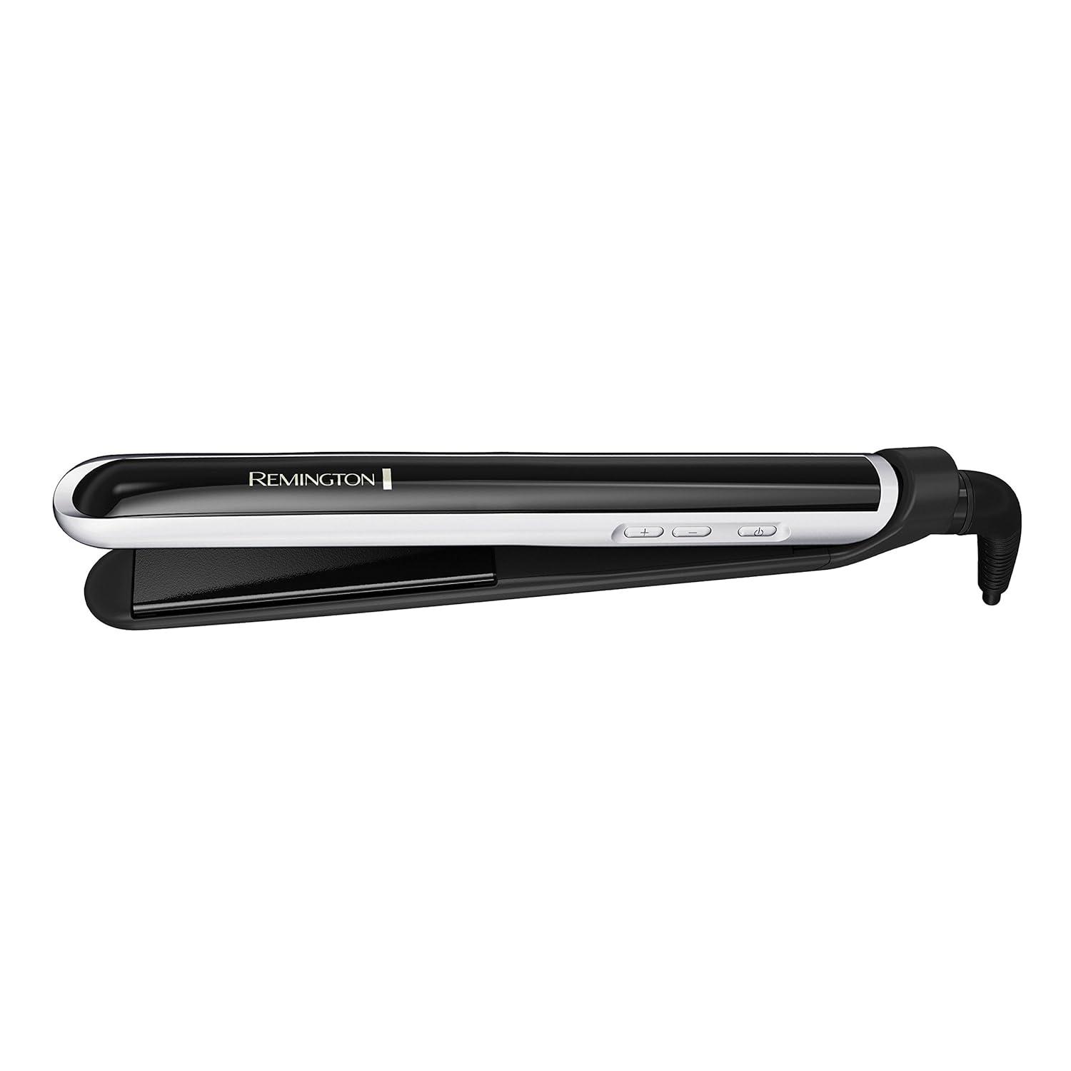 image:imageRemington Pearl Pro Ceramic Flat Iron Hair Straightener 1inch Floating Plates Fast 30 Second Heat up Black amp WhiteWhite