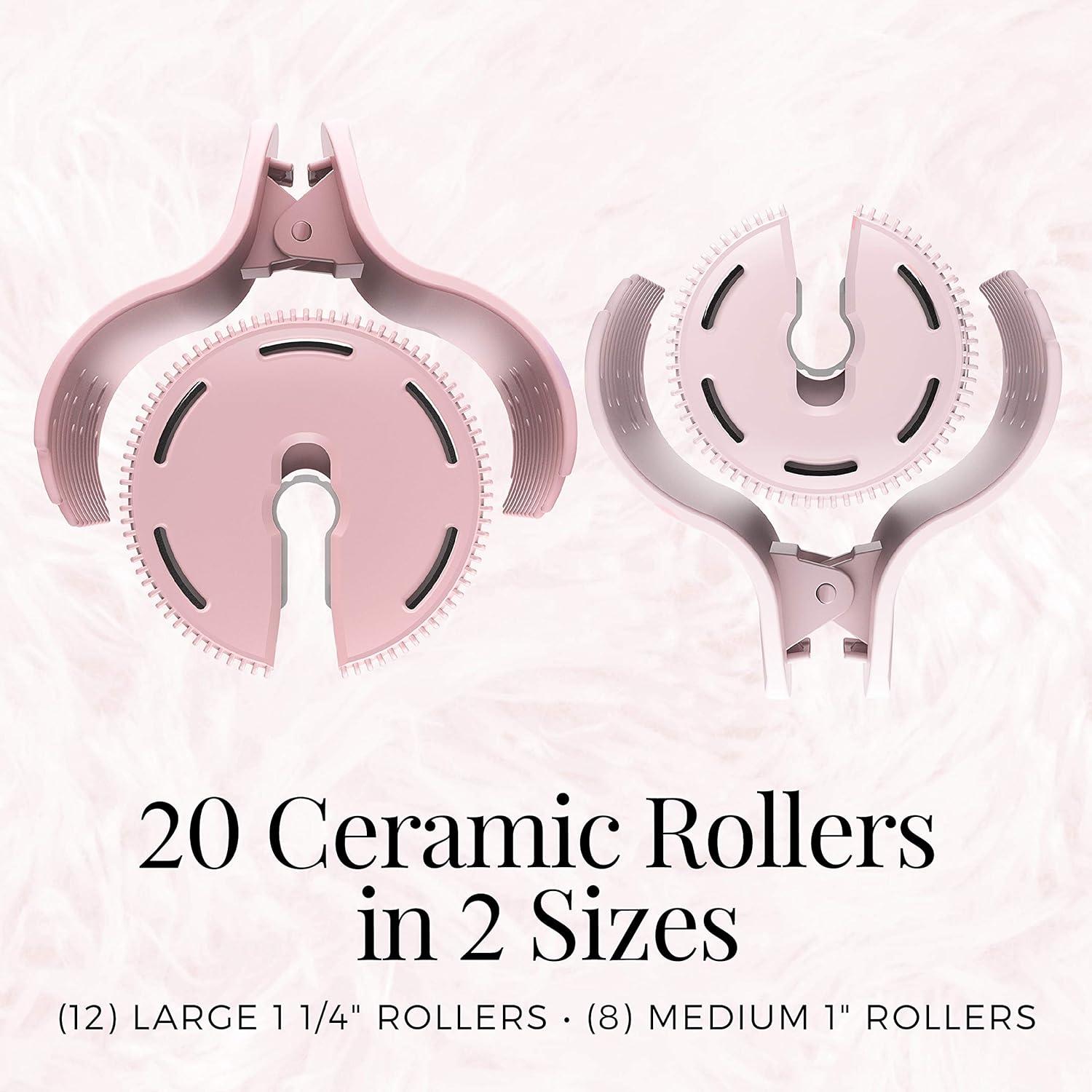 image:imageRemington Pro Hair Setter Hot Rollers Curlers With Thermaluxe Advanced Thermal Technology20 Count Pack of 2