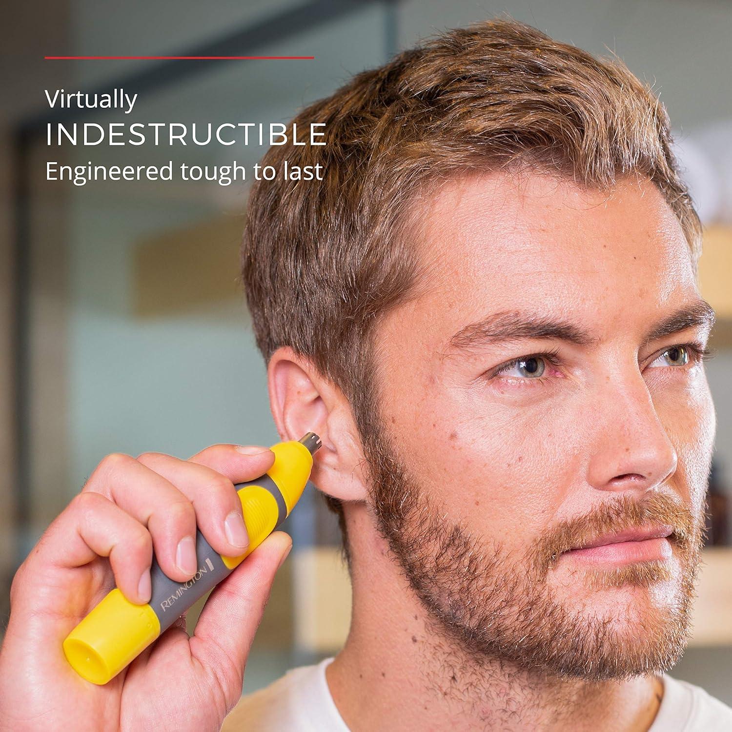 image:imageRemington Remington Virtually Indestructible Nose Ear amp Brow Trimmer Yellow NE38711 Count Pack of 6
