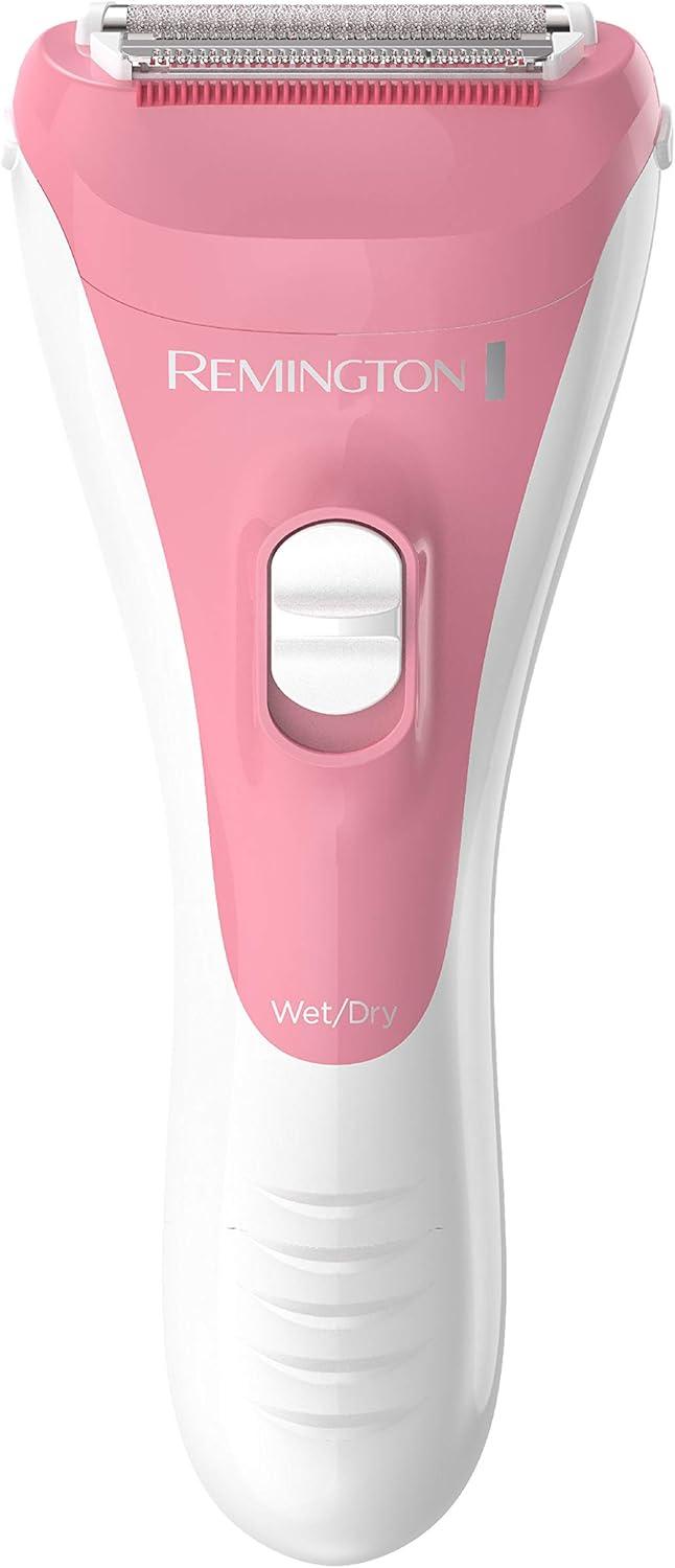 image:imageRemington Smooth amp Silky Electric Shaver for Women 4Blade Smooth Glide Foil Shaver and Bikini Trimmer with Almond Oil Strip Shave Wet or DryPeach