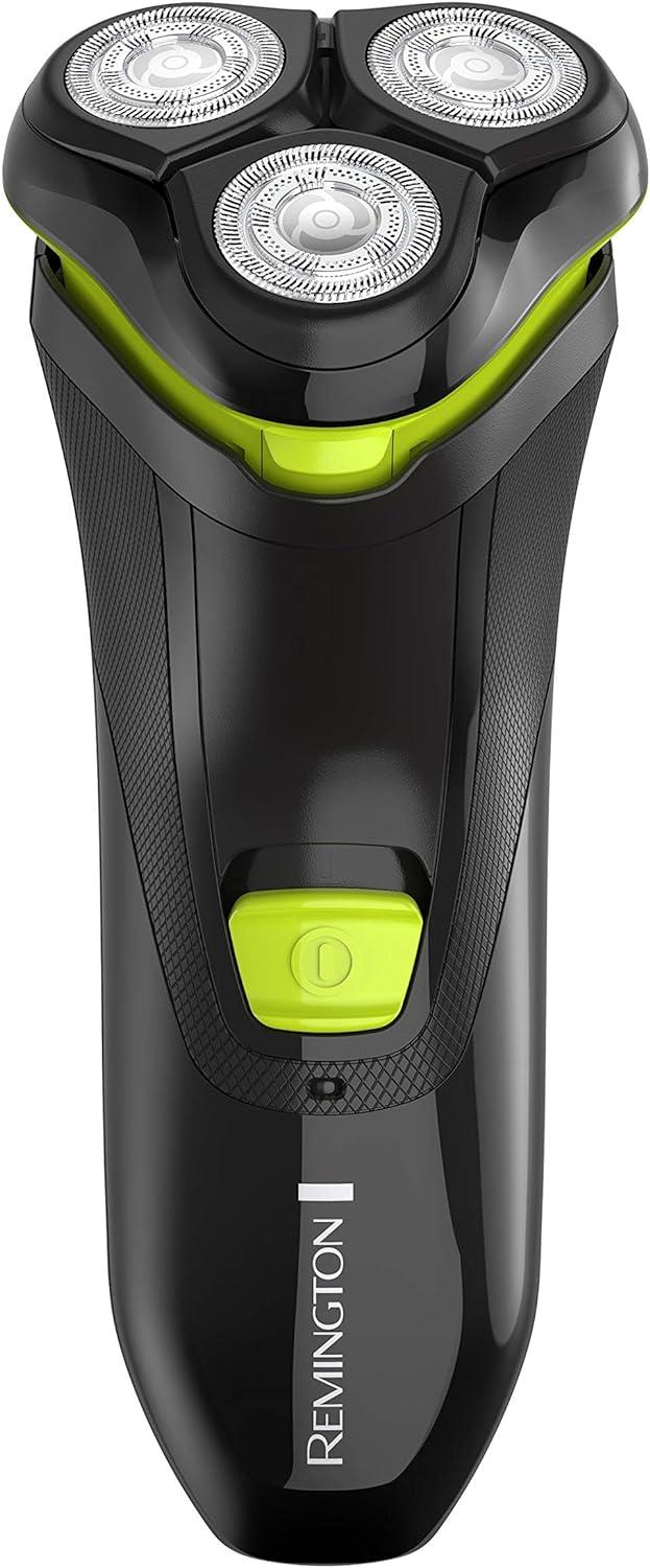 image:imageRemington Ultrastyle Rechargeable Rotary Shaver Pr1320 BlackNeon GreenBlackGreen