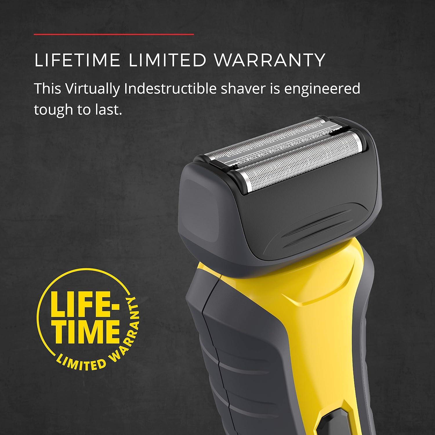 image:imageRemington Virtually Indestructible Foil Shaver for male 5100 PF7855 Yellow2 Piece Set