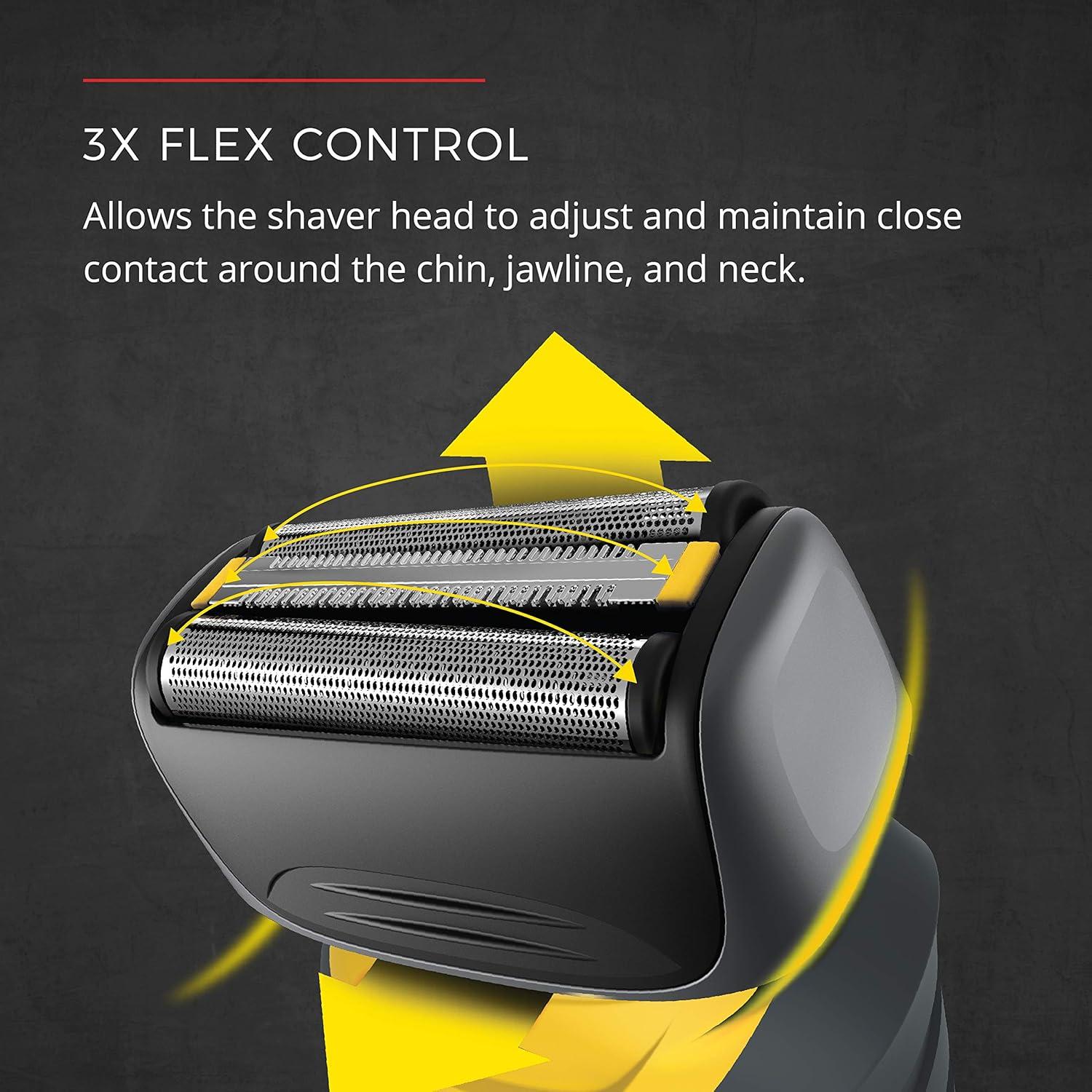 image:imageRemington Virtually Indestructible Foil Shaver for male 5100 PF7855 Yellow2 Piece Set