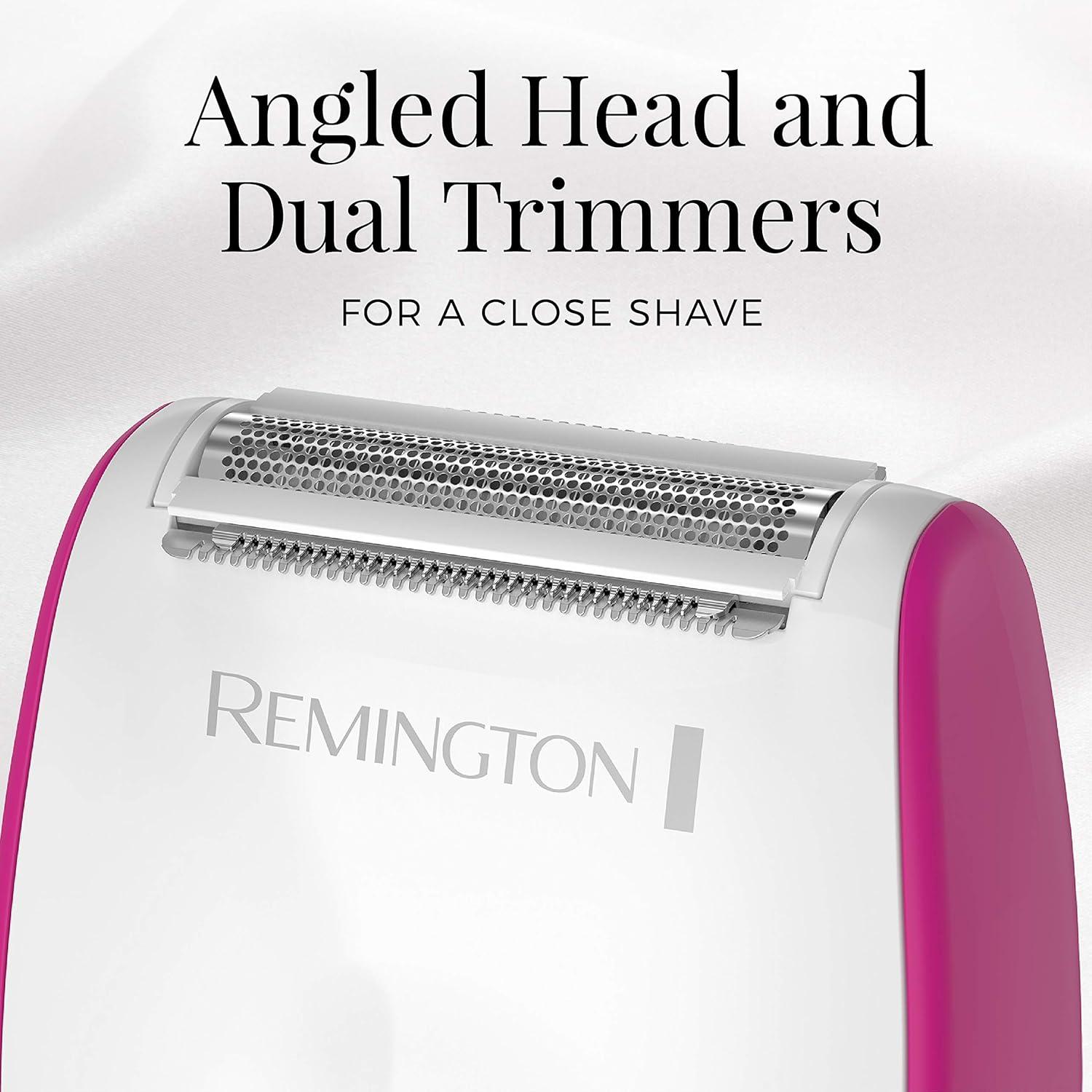 image:imageRemington WSF4810US Smooth amp Silky On the Go Shaver WetDry Razor with Hypoallergenic Foil ColorDesign May VaryPink