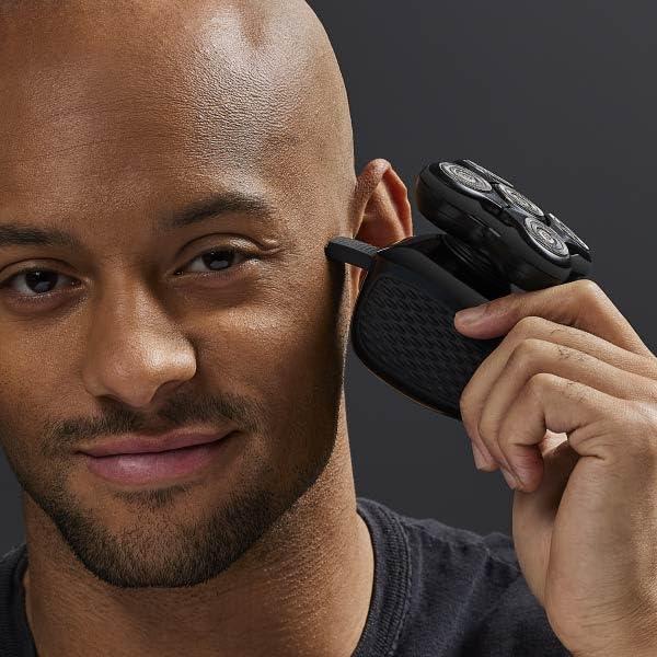 image:imageRemington XR7000 Balder Pro Rotary Shaver Rechargeable Waterproof Electric Razor for Men Cordless Lithium Power 5 Dual Track Flexing Heads and PopUp Trimmer BlackBalder XR7000A