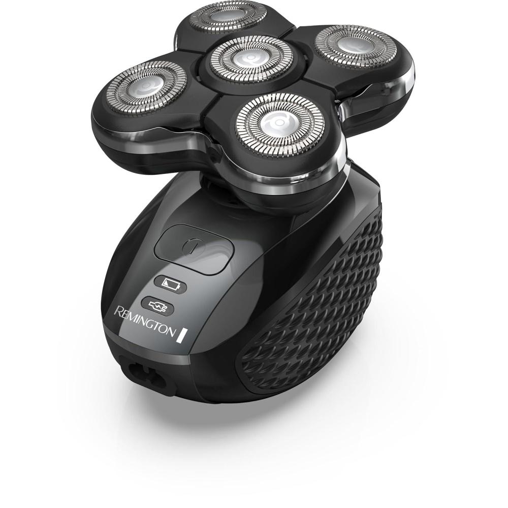 image:imageRemington XR7000 Balder Pro Rotary Shaver Rechargeable Waterproof Electric Razor for Men Cordless Lithium Power 5 Dual Track Flexing Heads and PopUp Trimmer BlackBalder XR7000A