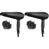 image:imageRemington Damage Protection Hair Dryer with Ceramic Ionic Tourmaline Technology Black Diffuser and Concentrator 3 Piece SetBlack