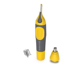 Remington Remington Virtually Indestructible Nose, Ear & Brow Trimmer, Yellow, NE3871(1 Count (Pack of 6))