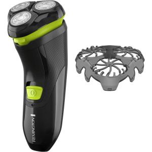 Remington Ultrastyle Rechargeable Rotary Shaver, Pr1320, Black/Neon Green(Black/Green)