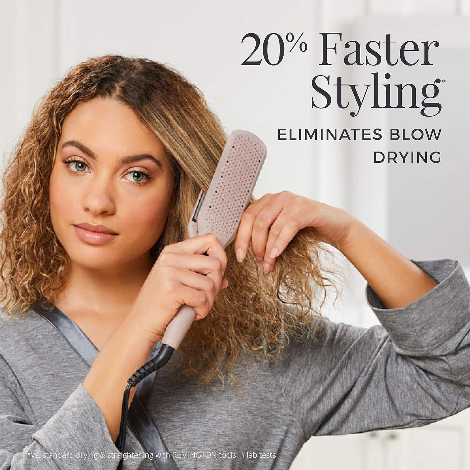 image:imageRemington Wet2Straight Hair Straightener Flat Iron 450F Salon High Heat 1 34 Inch plates Mauve1 34 Inch Pack of 2