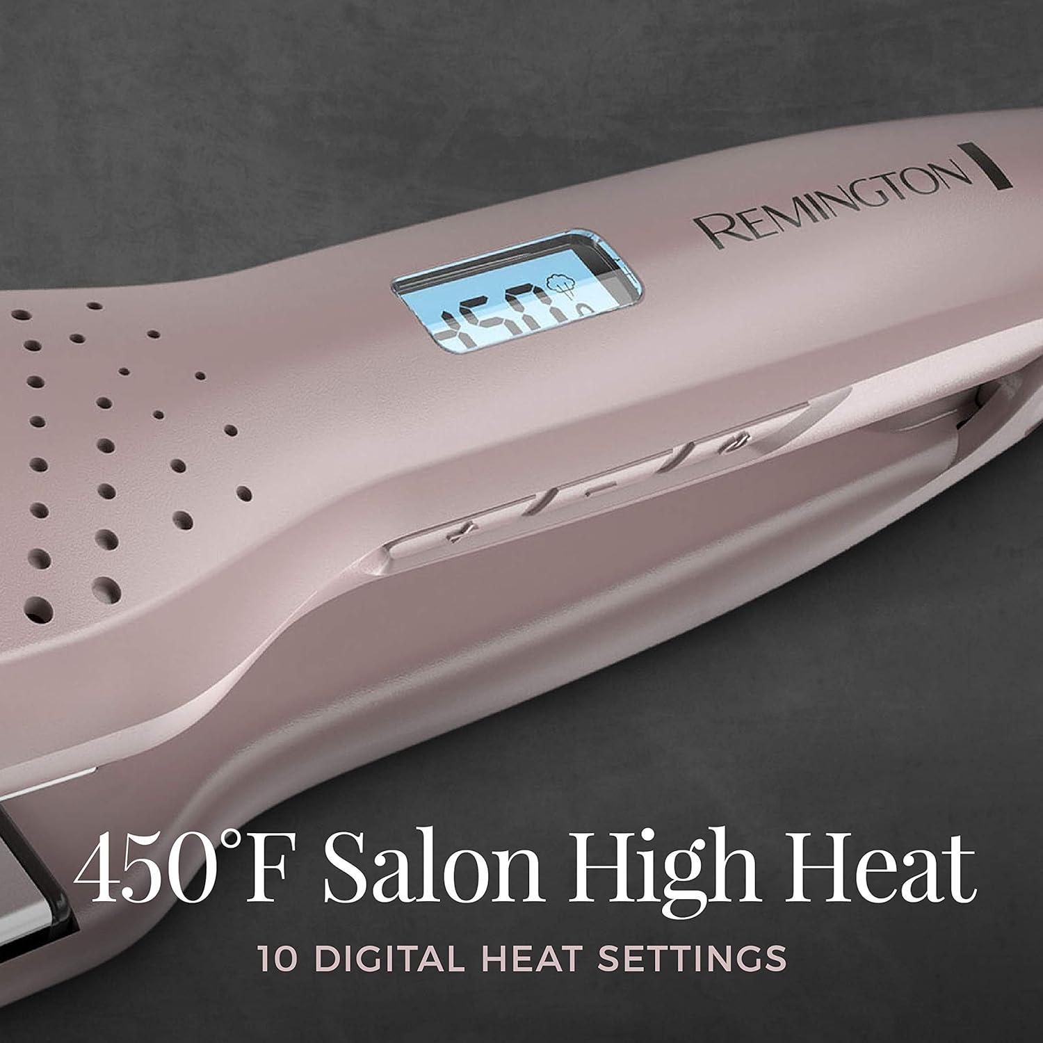 image:imageRemington Wet2Straight Hair Straightener Flat Iron 450F Salon High Heat 1 34 Inch plates Mauve1 34 Inch Pack of 2