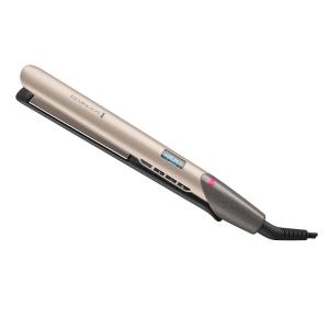 Remington S8A900 Pro 1” Flat Iron with Color Care Heat Control Sensing Technology and Ceramic Color-Lock Coated Plates, Straighten Color Treated Hair While Protecting from Damage and Fading(Gold)