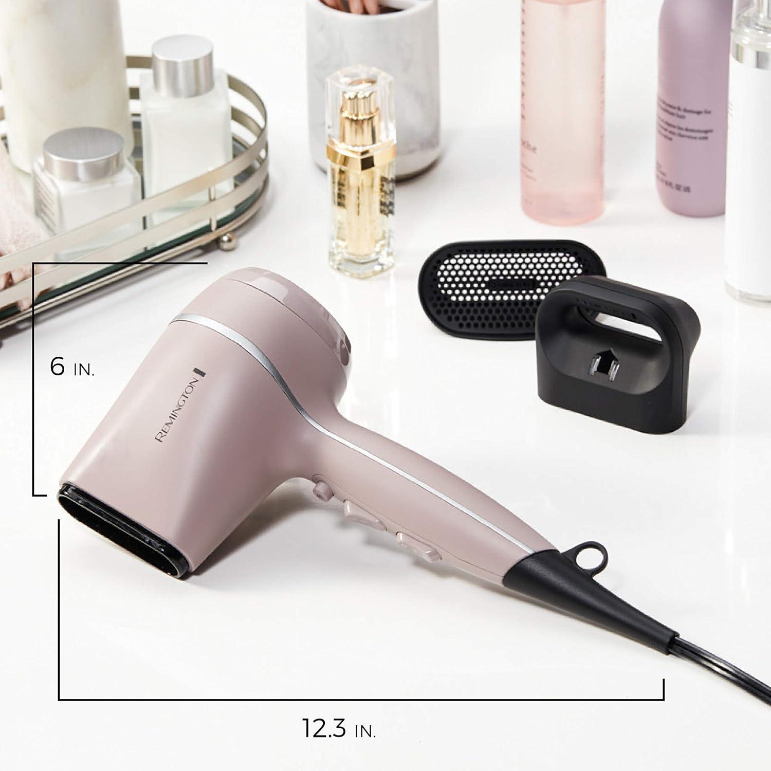 image:imageRemington Pro Wet2style Hair Dryer With Ionic amp Ceramic Drying Technology Mauve 1875 Watts of Drying Power1 Count Pack of 1