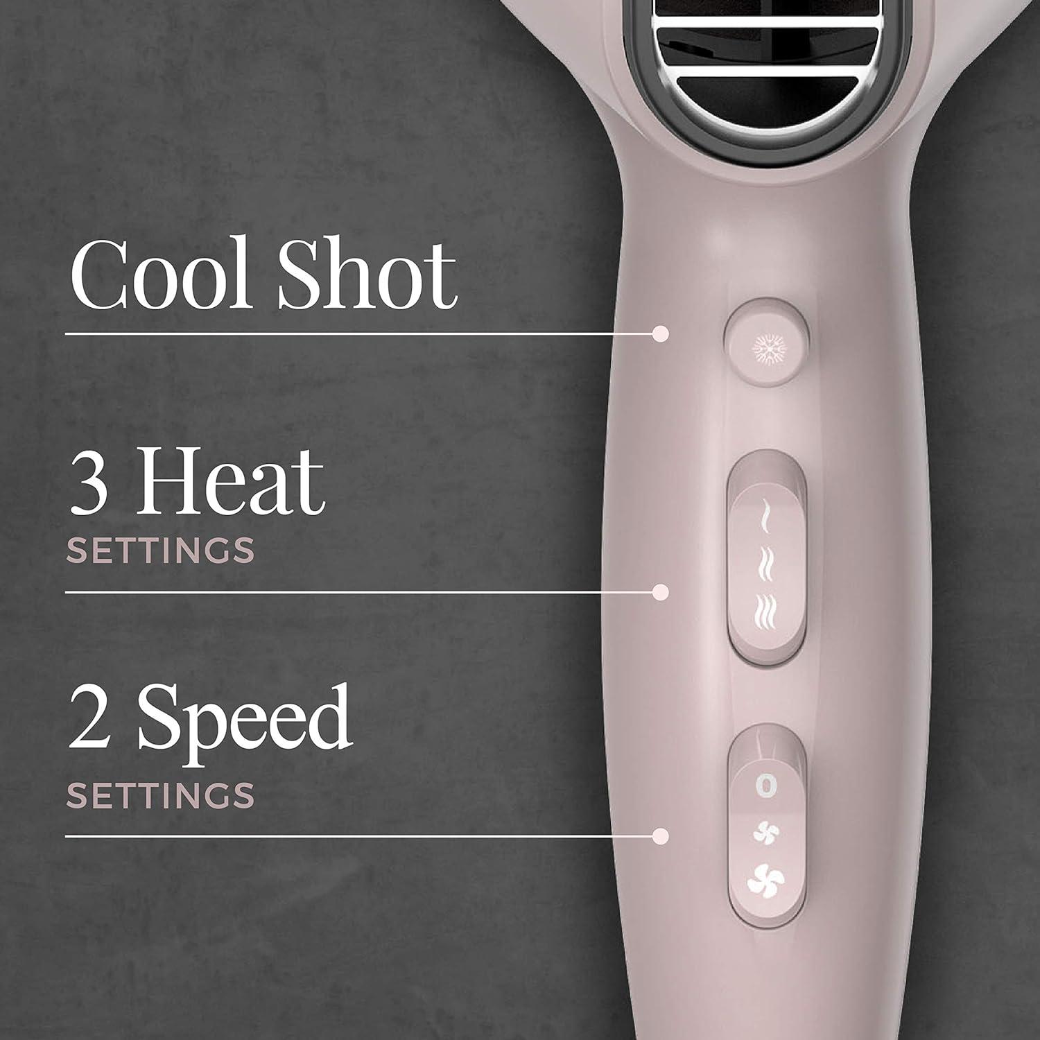image:imageRemington Pro Wet2style Hair Dryer With Ionic amp Ceramic Drying Technology Mauve 1875 Watts of Drying Power1 Count Pack of 2
