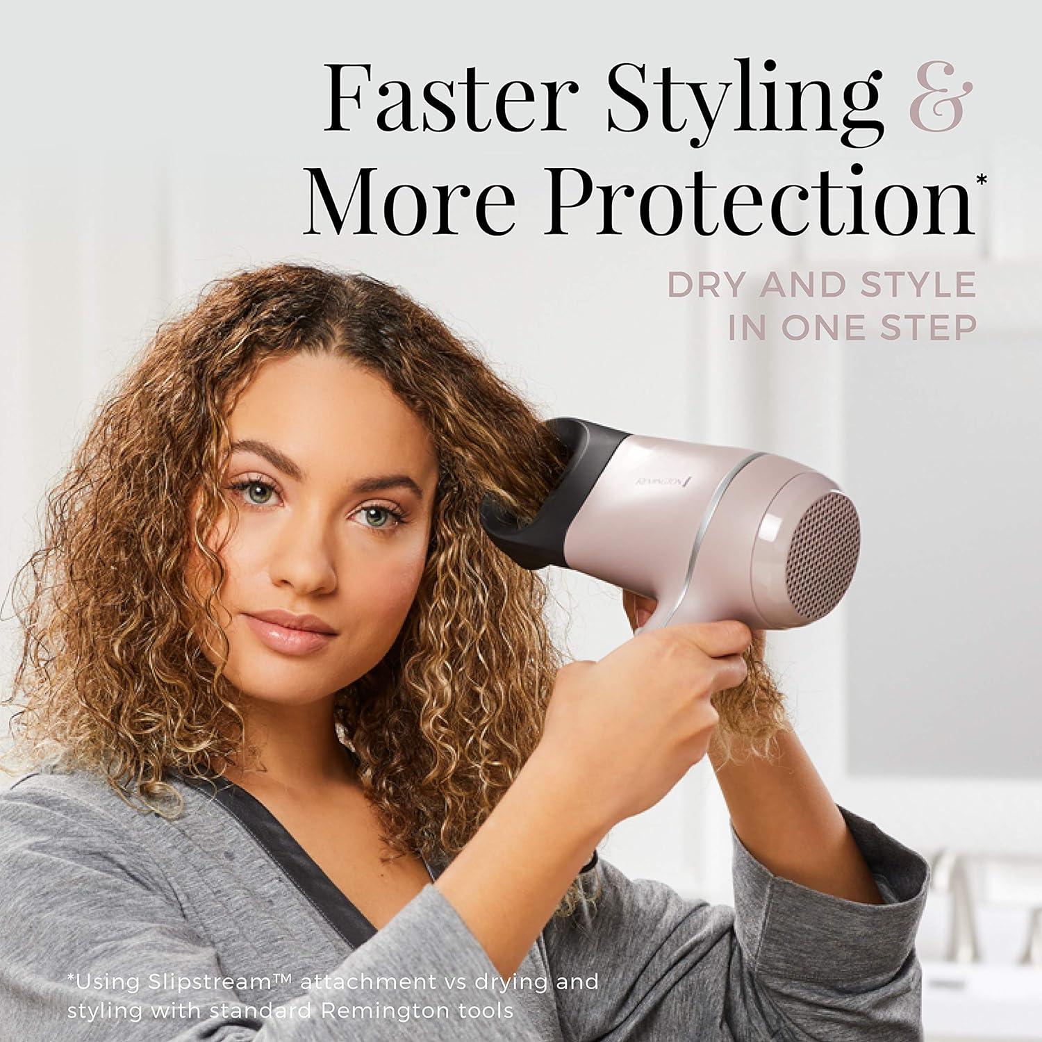 image:imageRemington Pro Wet2style Hair Dryer With Ionic amp Ceramic Drying Technology Mauve 1875 Watts of Drying Power1 Count Pack of 2