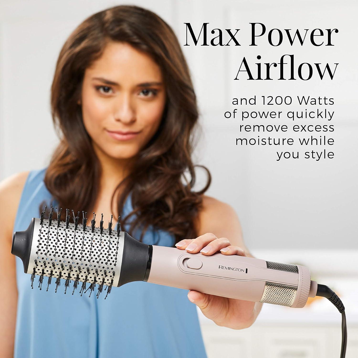 image:imageRemington Pro Wet2style Oval Dryer amp Volumizing Brush 1countMauve Round Brush Dryer
