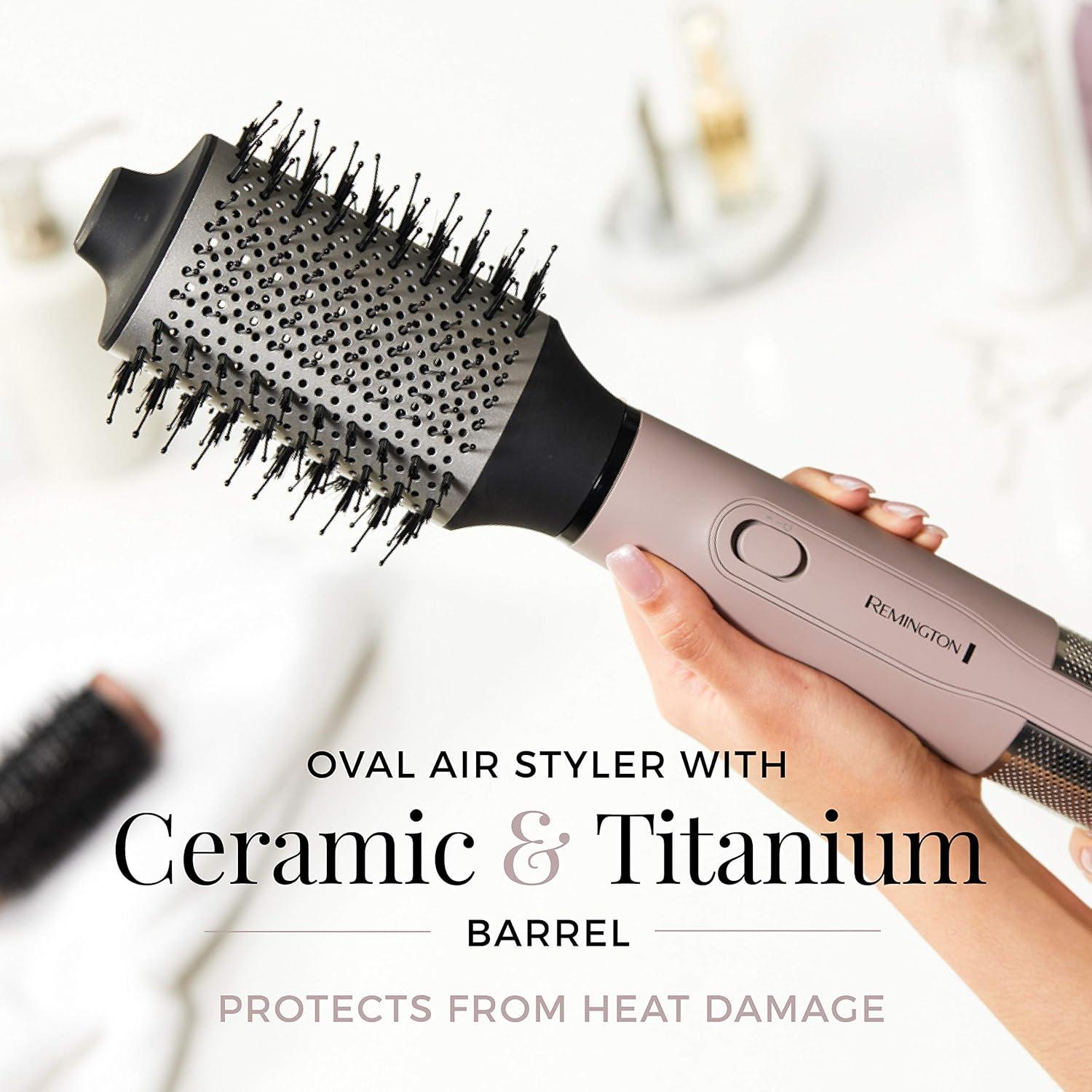 image:imageRemington Pro Wet2style Oval Dryer amp Volumizing Brush 1countMauve Round Brush Dryer