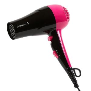 Remington Compact Styler – Small & Portable Hair Dryer – Ceramic Blow Dryer with 2 Heat/Speed Settings & Cool Shot Button for Smooth Finish – Travel Size Lightweight Handheld Dryer, 1875W(1 Count (Pack of 1))
