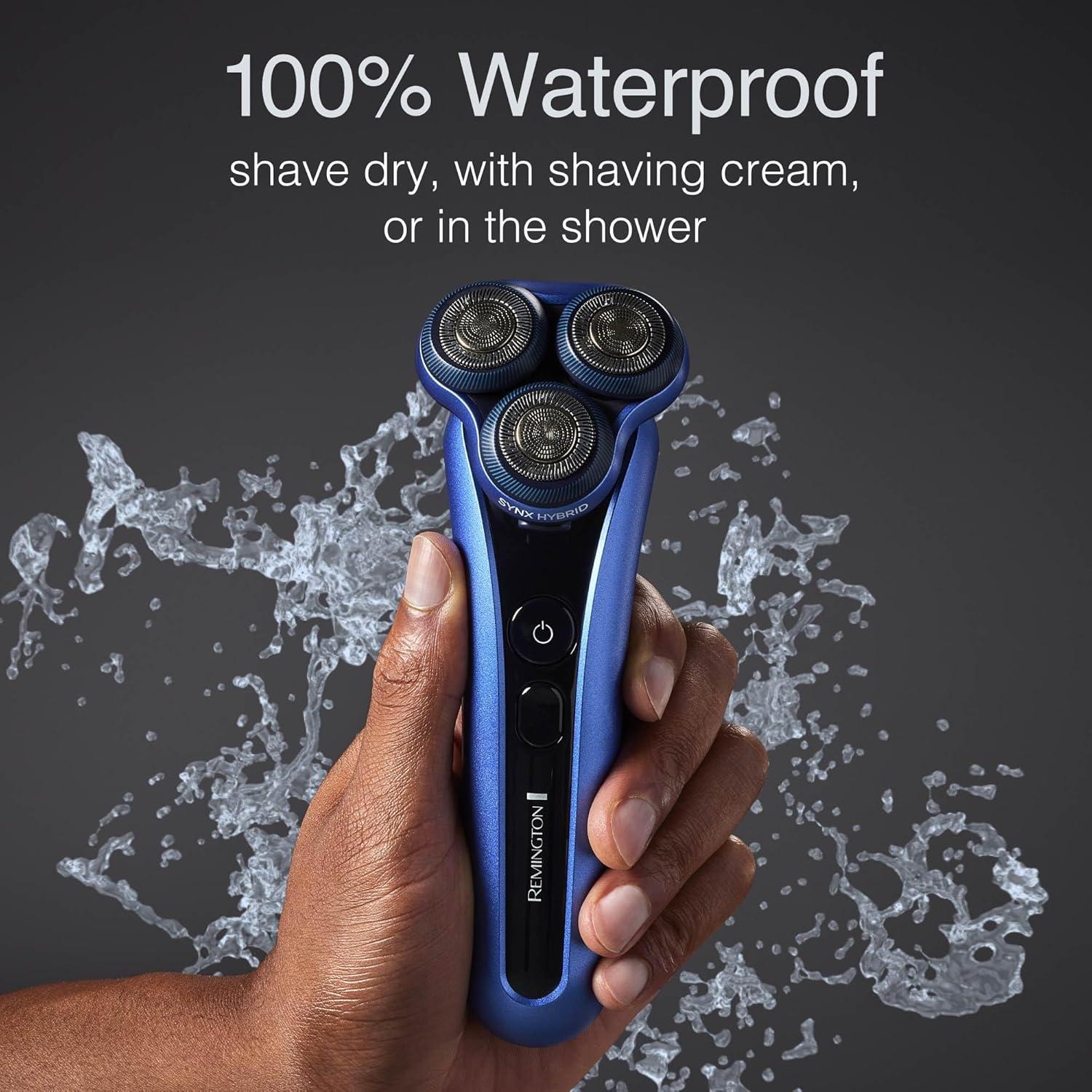 image:imageRemington Limitless X7 Shaver for Men Titanium Blades and Power Sense Technology Advanced Performance Foil Rotary Electric Shaver with PivotBall for Sensitive Skin Comfort 100 Waterproof
