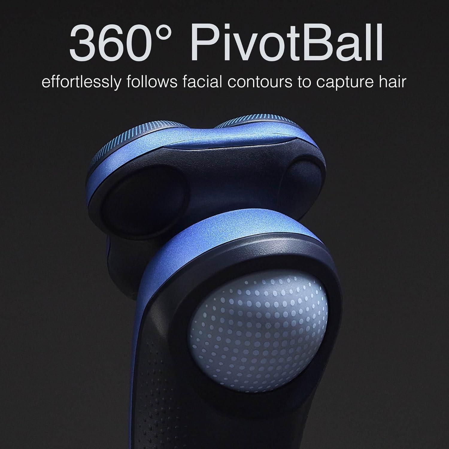 image:imageRemington Limitless X7 Shaver for Men Titanium Blades and Power Sense Technology Advanced Performance Foil Rotary Electric Shaver with PivotBall for Sensitive Skin Comfort 100 Waterproof