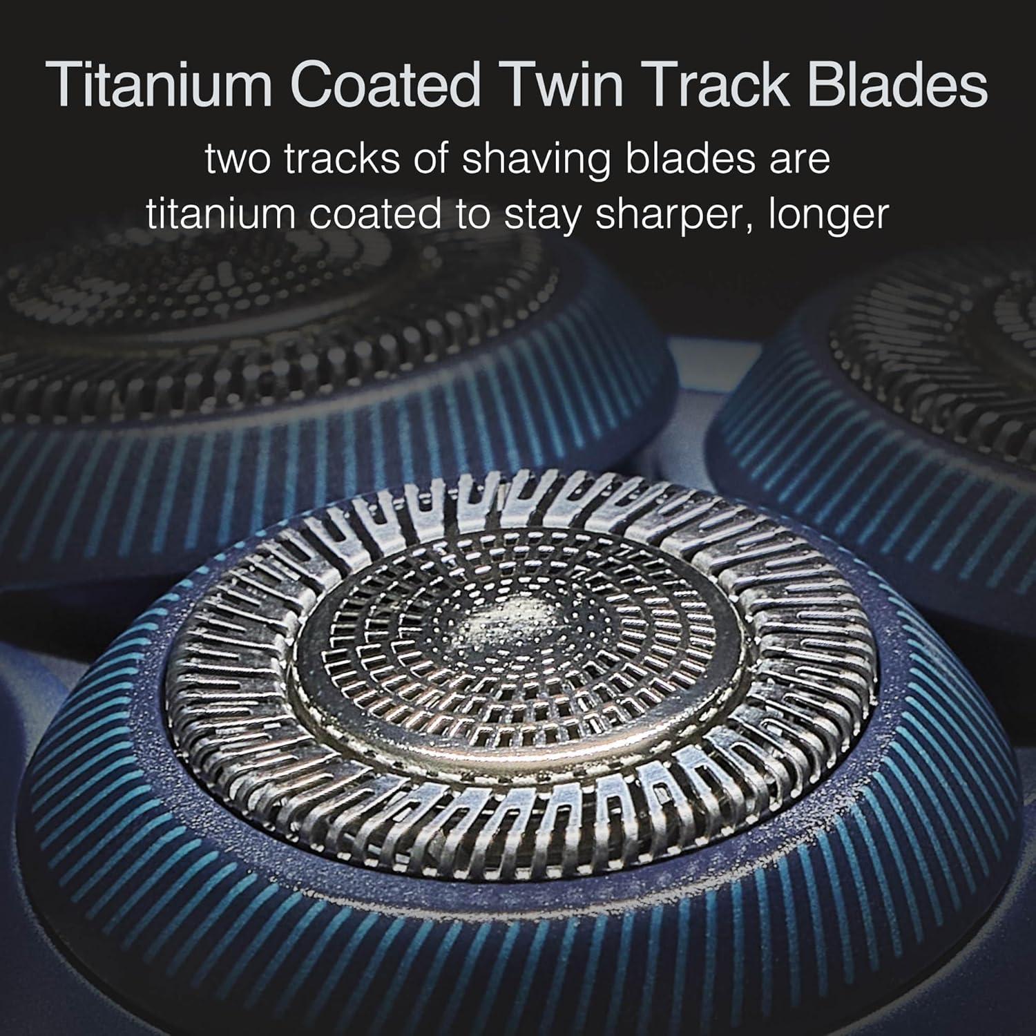 image:imageRemington Limitless X7 Shaver for Men Titanium Blades and Power Sense Technology Advanced Performance Foil Rotary Electric Shaver with PivotBall for Sensitive Skin Comfort 100 Waterproof