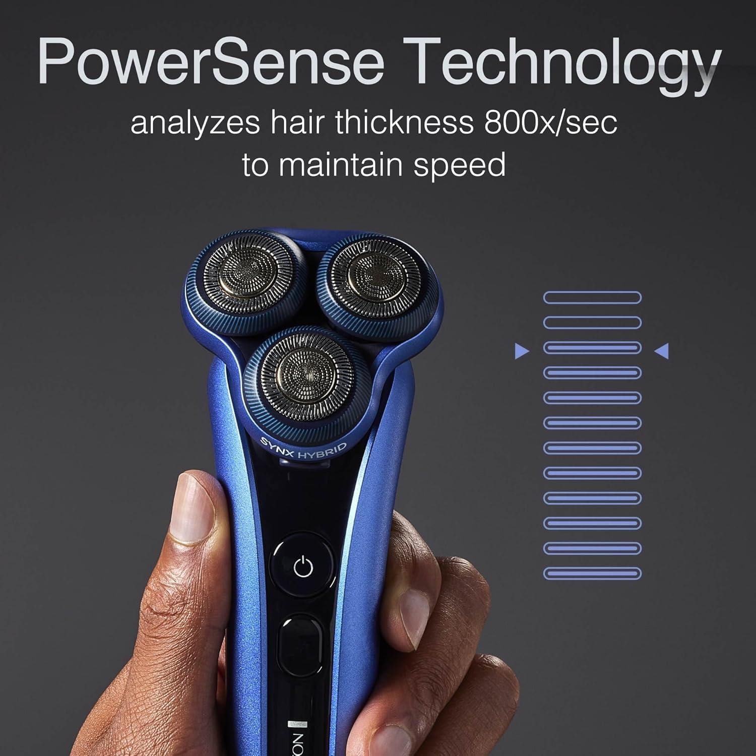 image:imageRemington Limitless X7 Shaver for Men Titanium Blades and Power Sense Technology Advanced Performance Foil Rotary Electric Shaver with PivotBall for Sensitive Skin Comfort 100 Waterproof